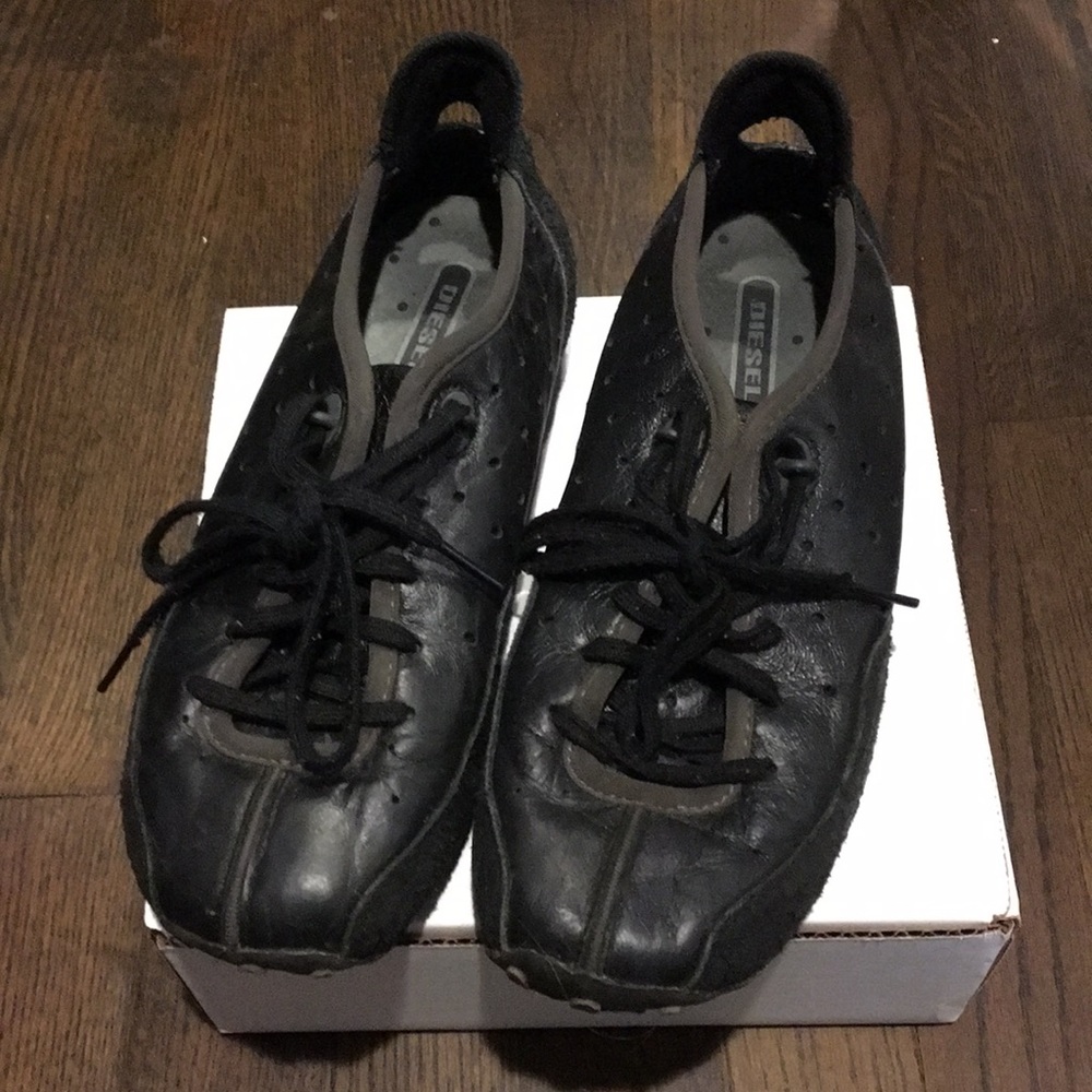 Diesel black sneakers